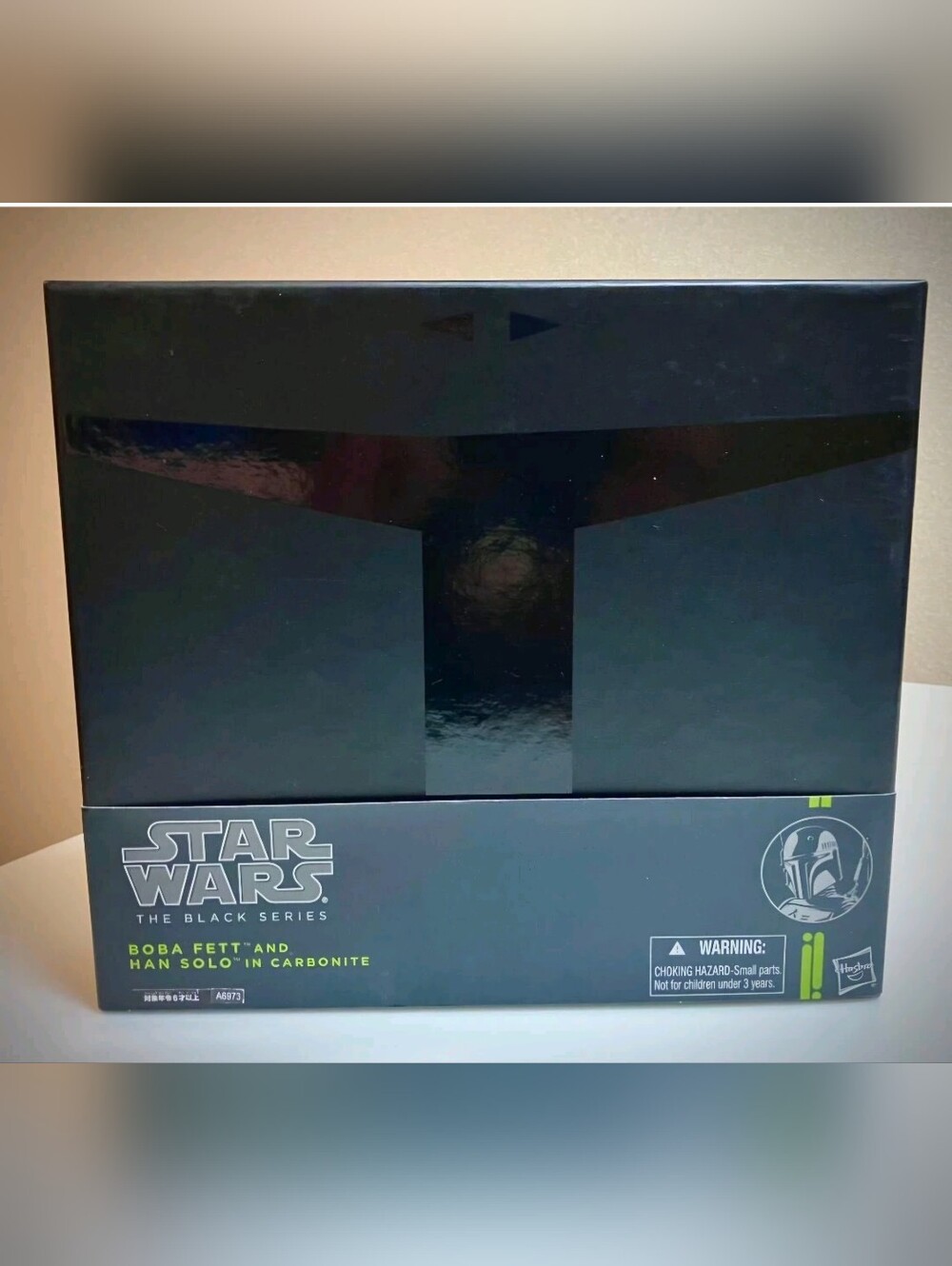 2013 Comic Con Star Wars Black Series - SDCC -Boba Fett & Han Solo Carbonite